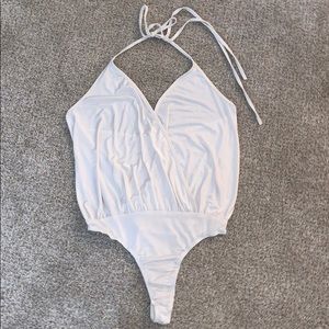 Bodysuit, white classy top